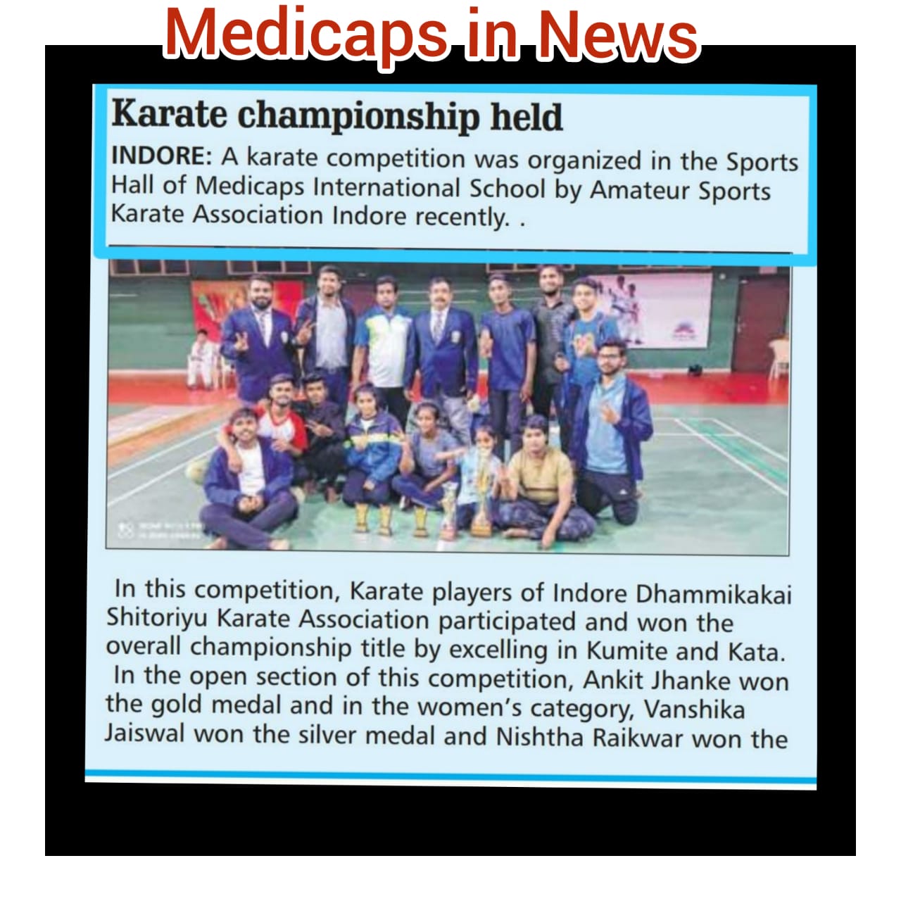 KARATE CHAMPIONSHIP