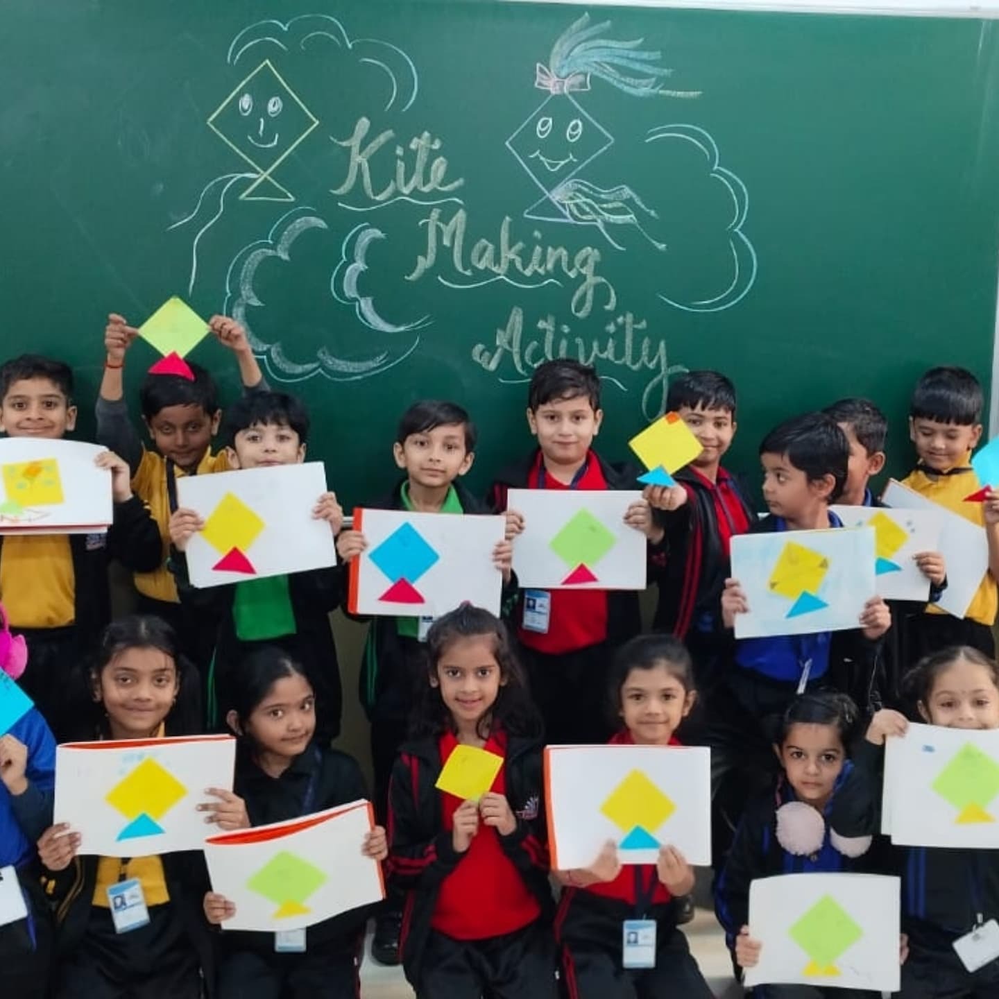 🌈✨ Celebrating Makar Sankranti with Creativity! 🎉🪁