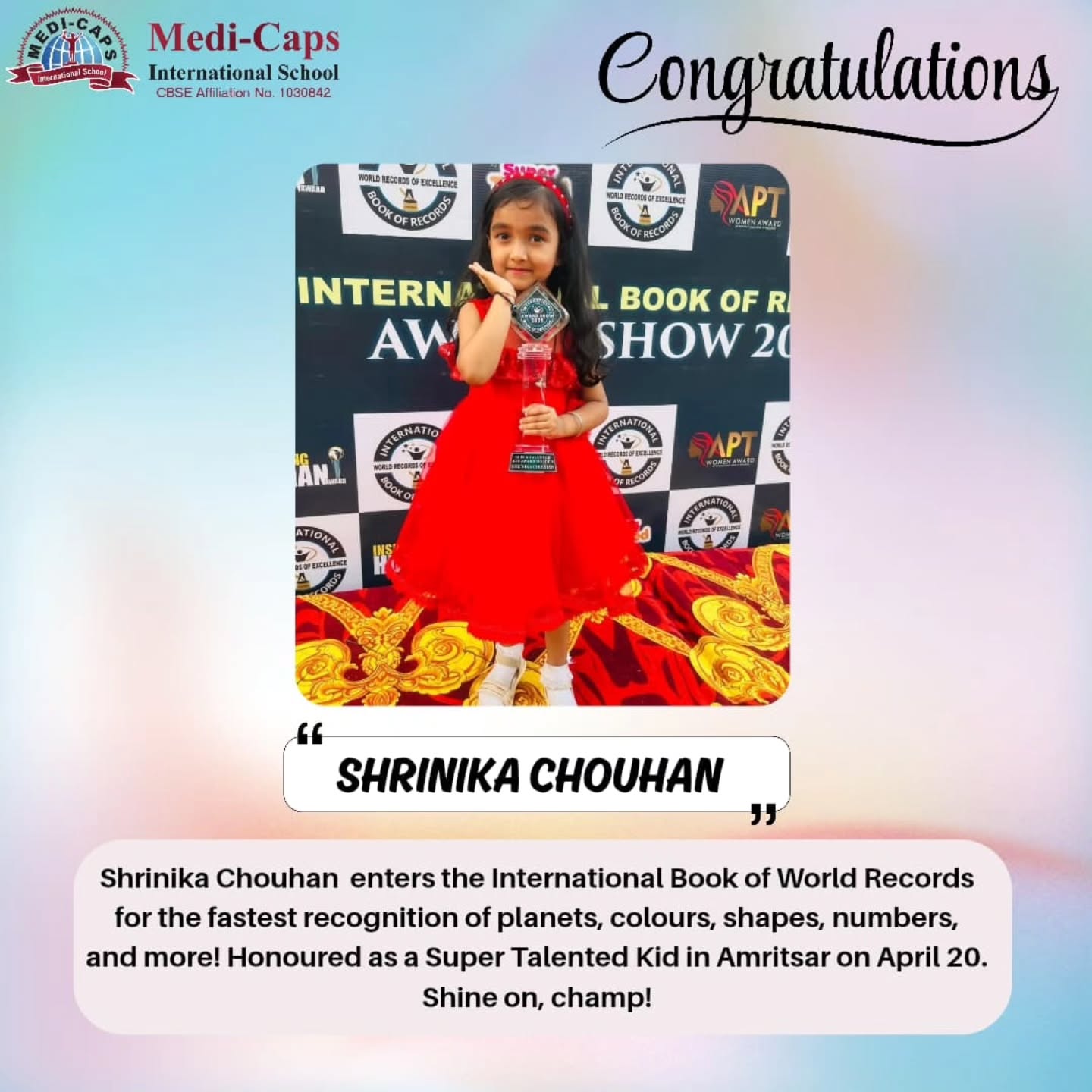 Super Proud Moment!