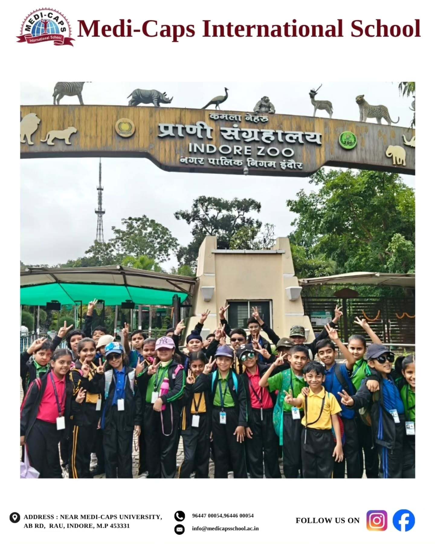🚌✨ Educational Trip to Kamla Nehru Prani Sangrahalay! ✨🐾