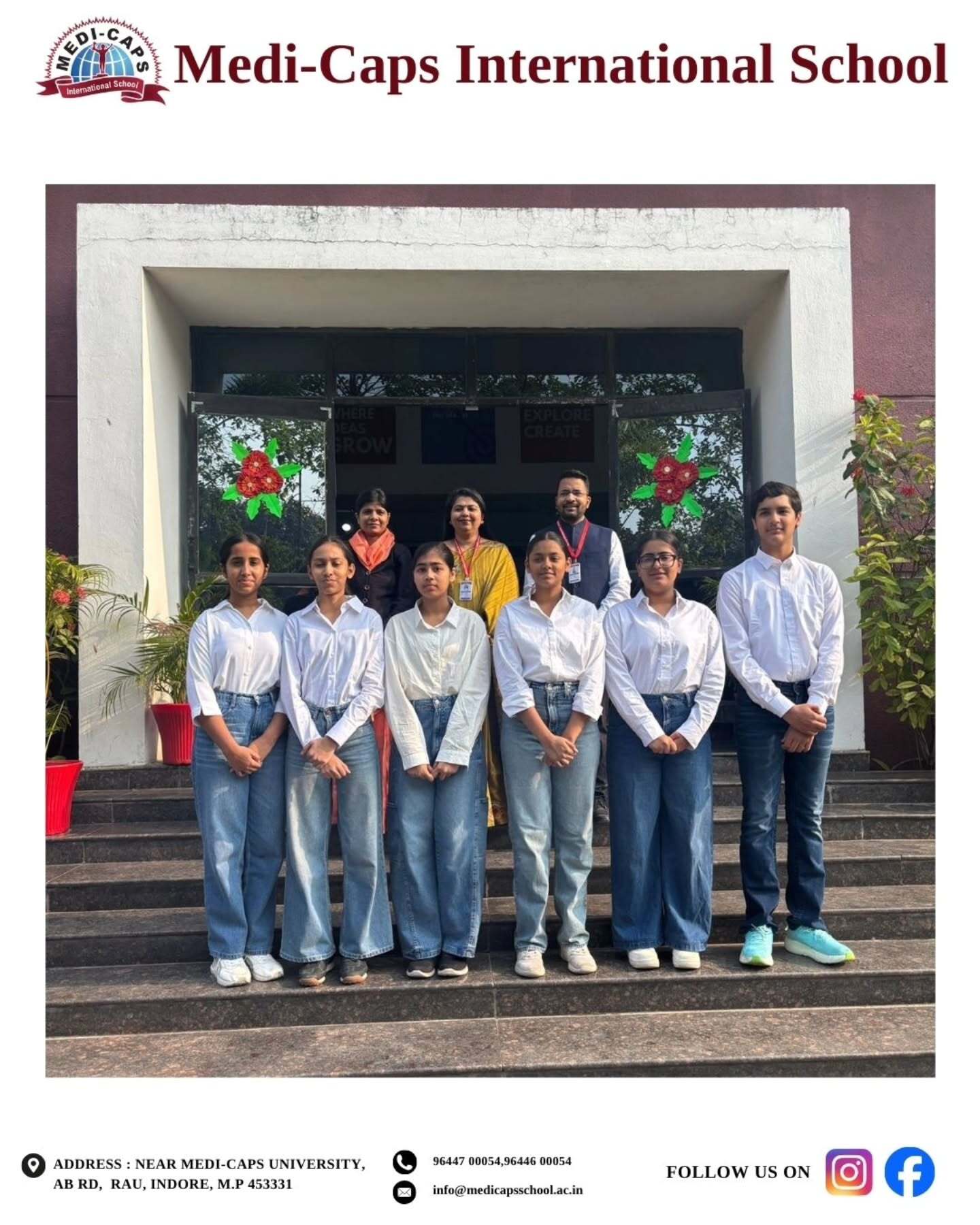 🌟 Proud Moment for Medi-Caps International School! 🌟