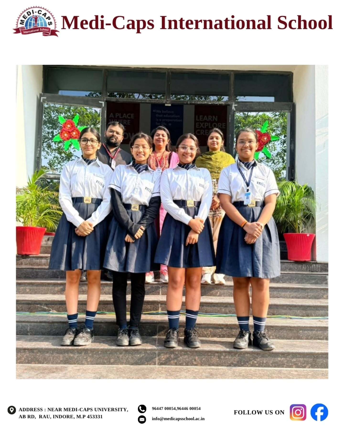 ✨ Proud Moment for Medi-Caps International School! ✨