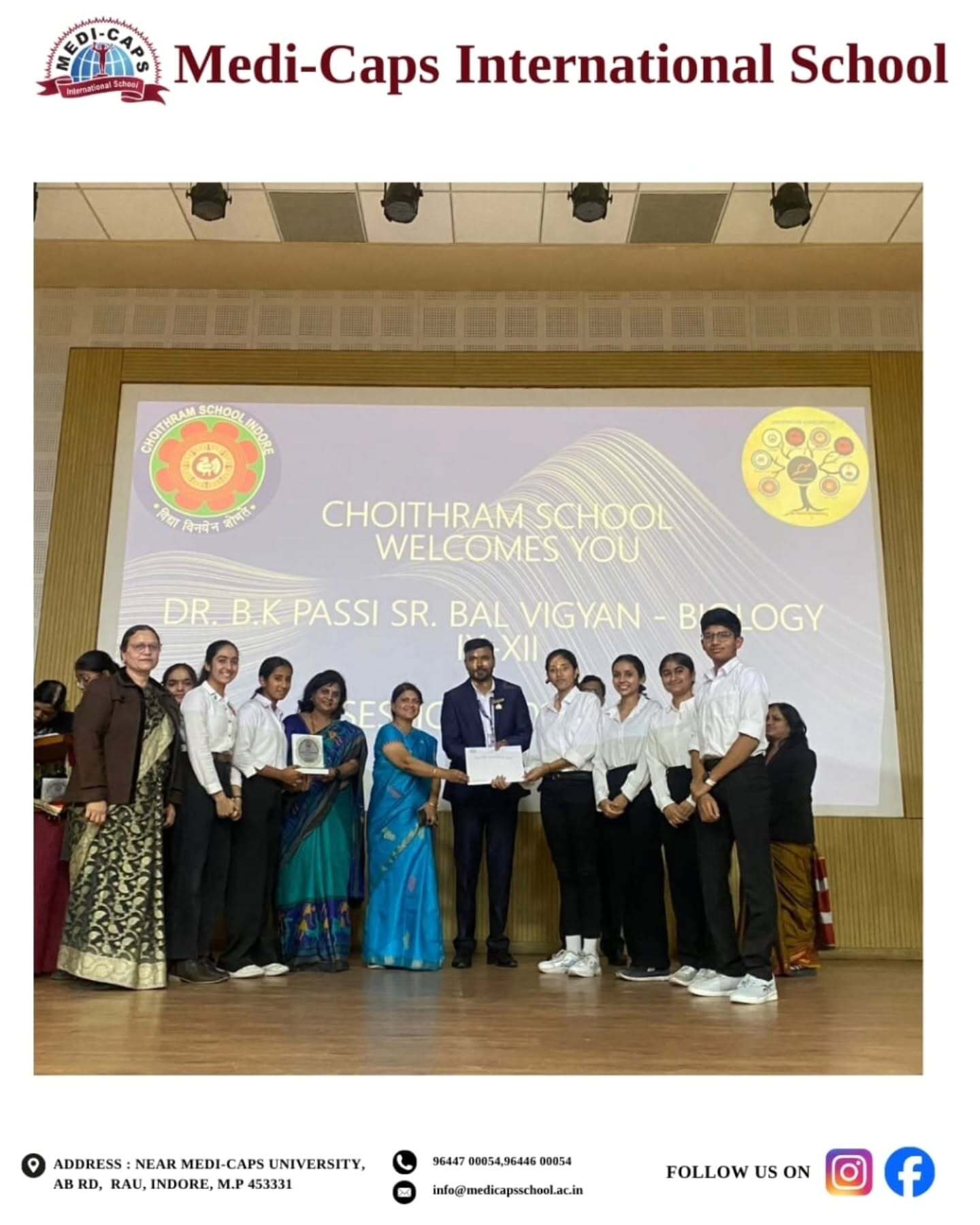 🔥 Biology Champions of Medi-Caps! 🔥