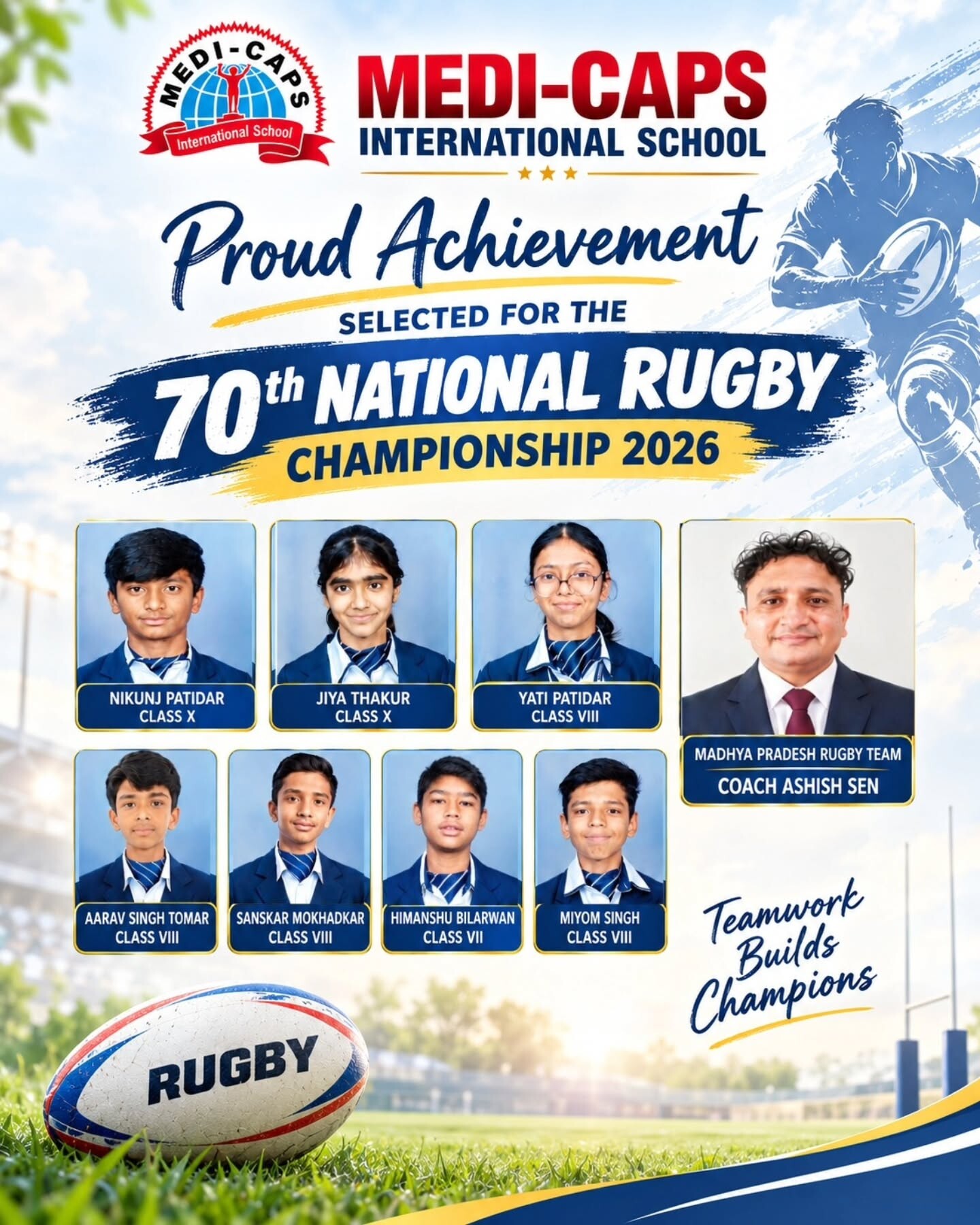 🏆 A PROUD MOMENT FOR MEDI-CAPS INTERNATIONAL SCHOOL!